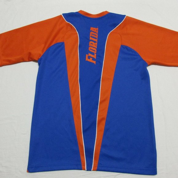 Nike Team Fit Dry Florida Gators Performance Shirt Men's Size M Blue and Orange - Picture 5 of 9